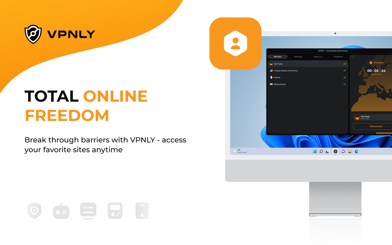 VPNLY Free VPN for Windows 4