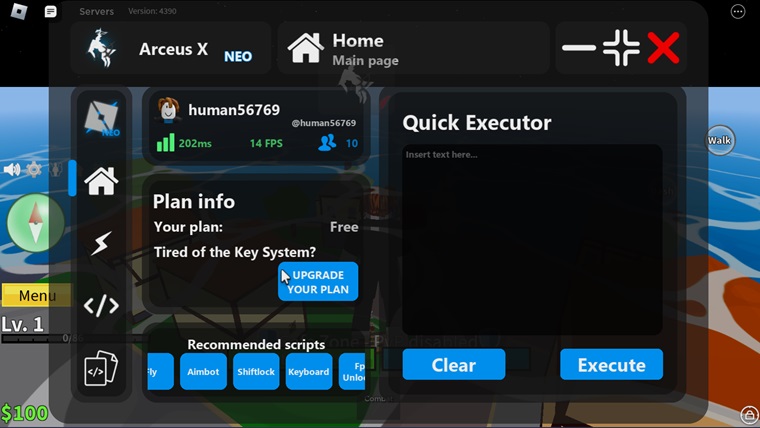Roblox Arceus X Neo Executor Working Updated Version 