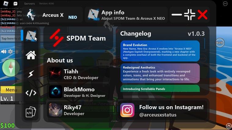 Arceus X Neo V1.0.6 (OFFICIAL) - Download #1 Roblox Mod Menu in