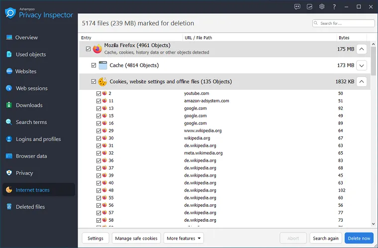 Ashampoo Privacy Inspector 2