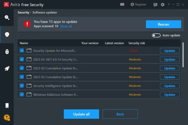 Avira Software Updater 2