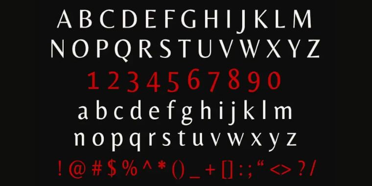Letters Overview of Belleza Font