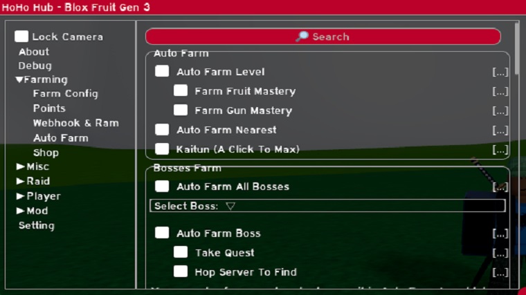 Blox Fruits script - (Auto Farm, Teleport)