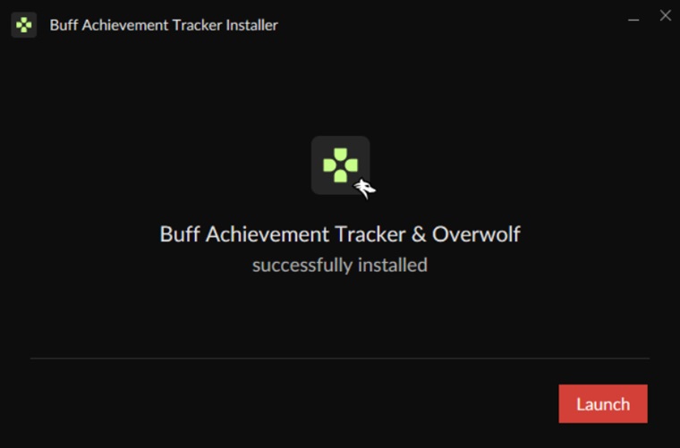 Buff app successfully installed