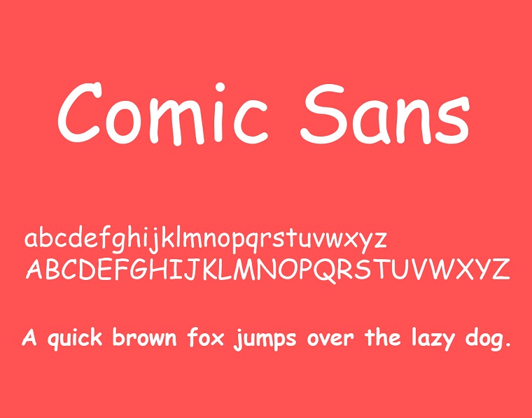 Comic Sans font free download