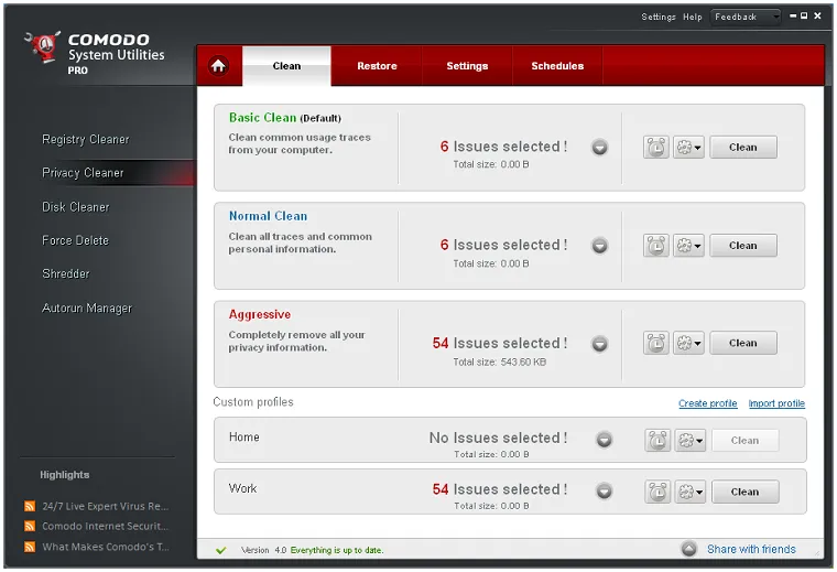 Comodo System Utilities 1