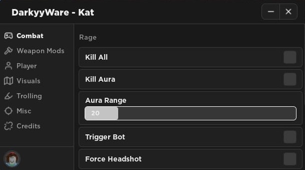 DarkyyWare KAT Roblox Screenshot