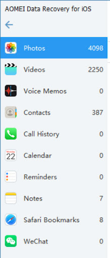 AOMEI MyRecover Data Recovery For iOS 3