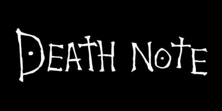 Death Note Font View