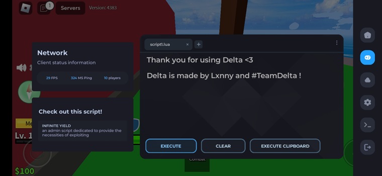 Delta Executor VNG v2.701 Download – APK For Vietnam 2