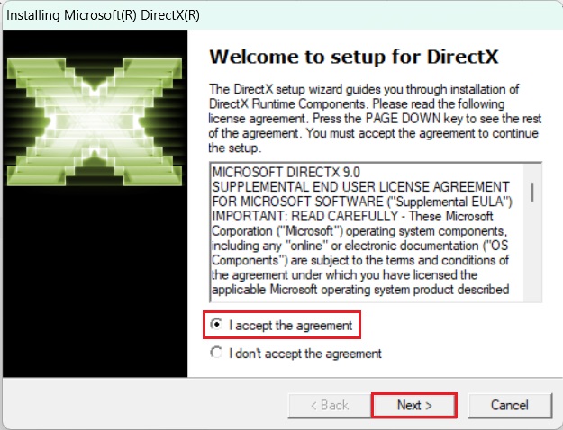 DirectX 9 offline installer pic 1