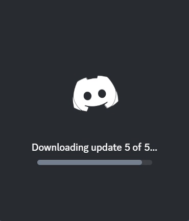 Discord setup downloading and installing the latest update