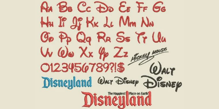 Disney Font image 3