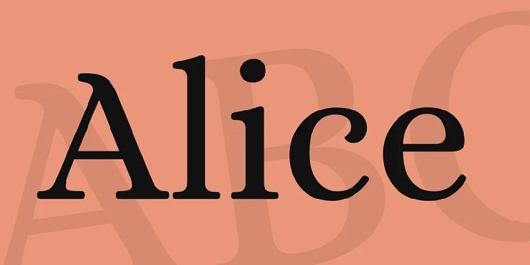 Download Alice font For free