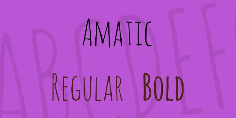 Download Amatic Font