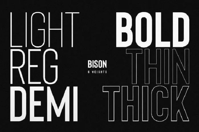 Download Bison Font For Free