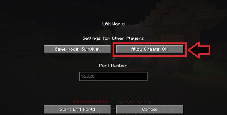 Enabling cheats option in Minecraft for teleporting via JourneyMap mod