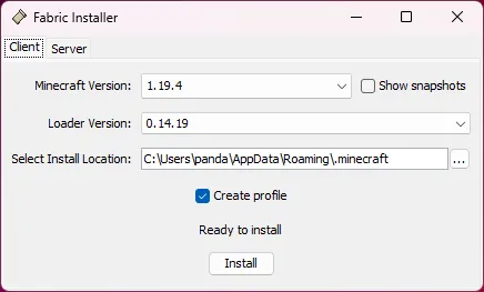 Fabric Loader 1