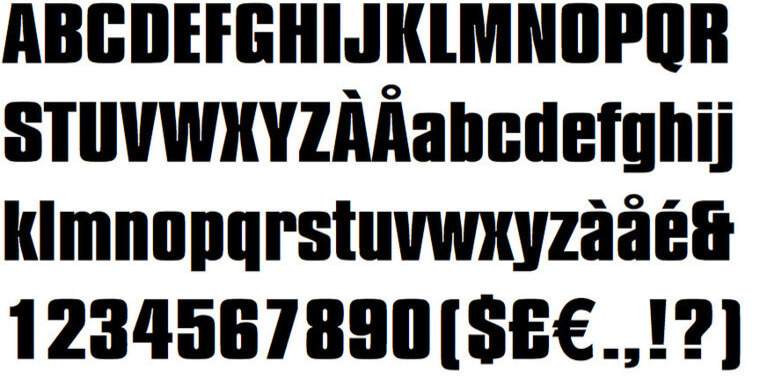 Fnaf Font Letters