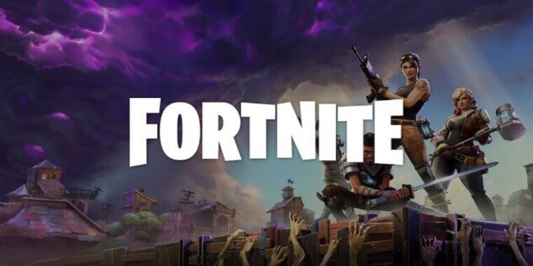 Appearance of Fortnite Font