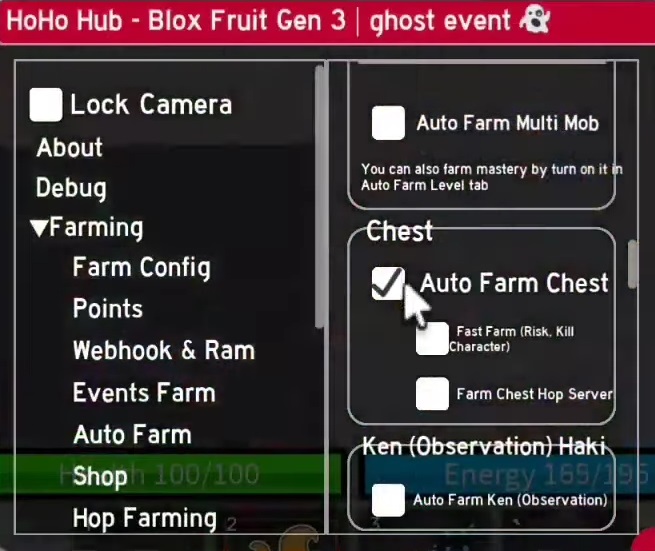 Hoho Hub script in Blox Fruits