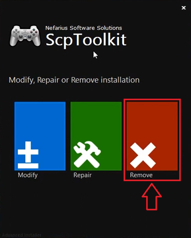 Scp Tool Kit uninstaller