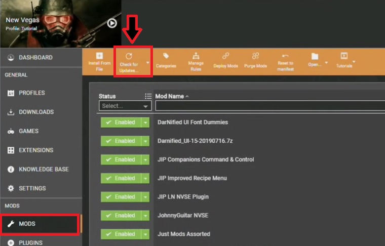 Updating SKSE via Vortex Mod Manager