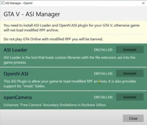 How to use OpenIV GTA5 Downloading plugins
