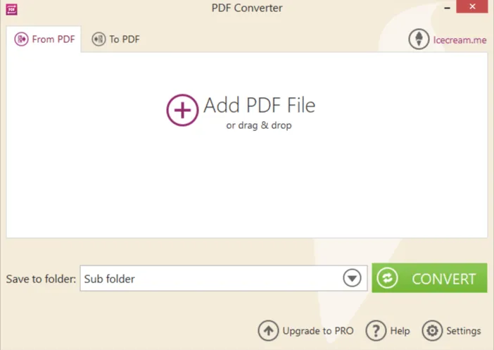 Icecream PDF Converter 2