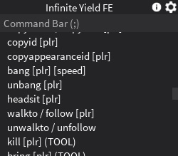 Roblox Infinite Yield hub