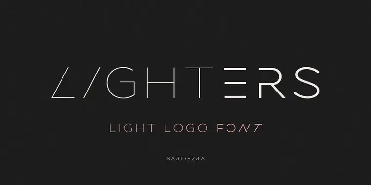 Appearance of Lighters Font