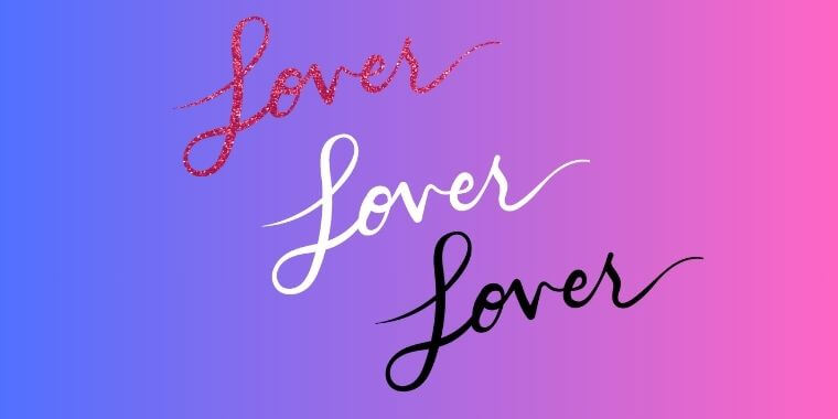 Lover Font View
