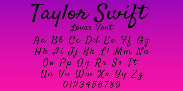 Lover Font Letters