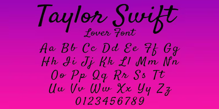 Lover Font Letters