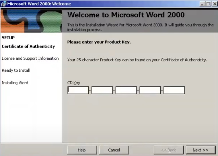 MS Office 2000 Download for Windows- 