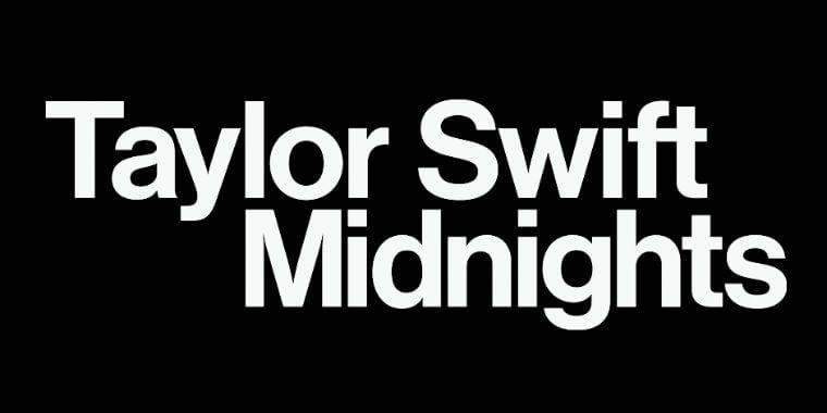 Midnights Font View