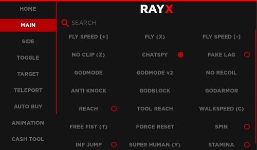 Ray X Da Hood GUI Pic 2