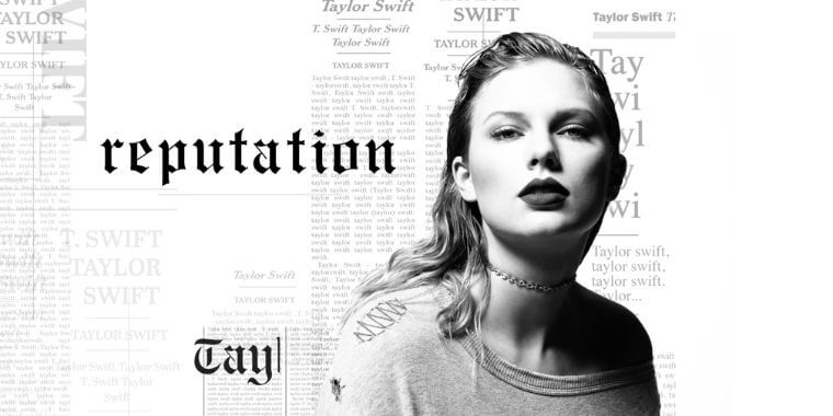 Appearance of Reputation (Taylor Swift) Font