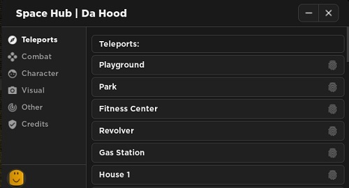 Space Hub Da Hood GUI pic 2