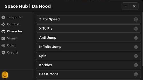 Space Hub Da Hood GUI pic 3