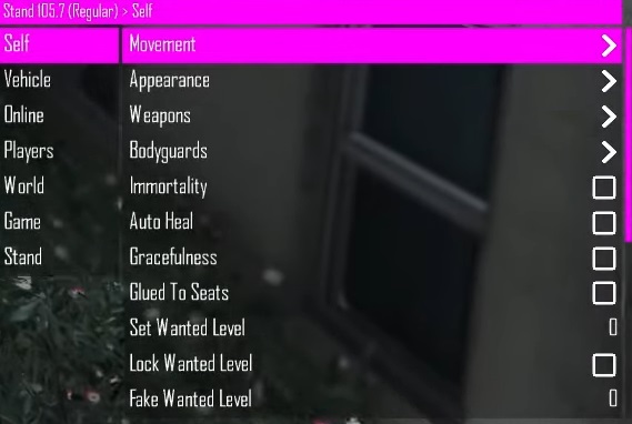 Stand Mod Menu 1