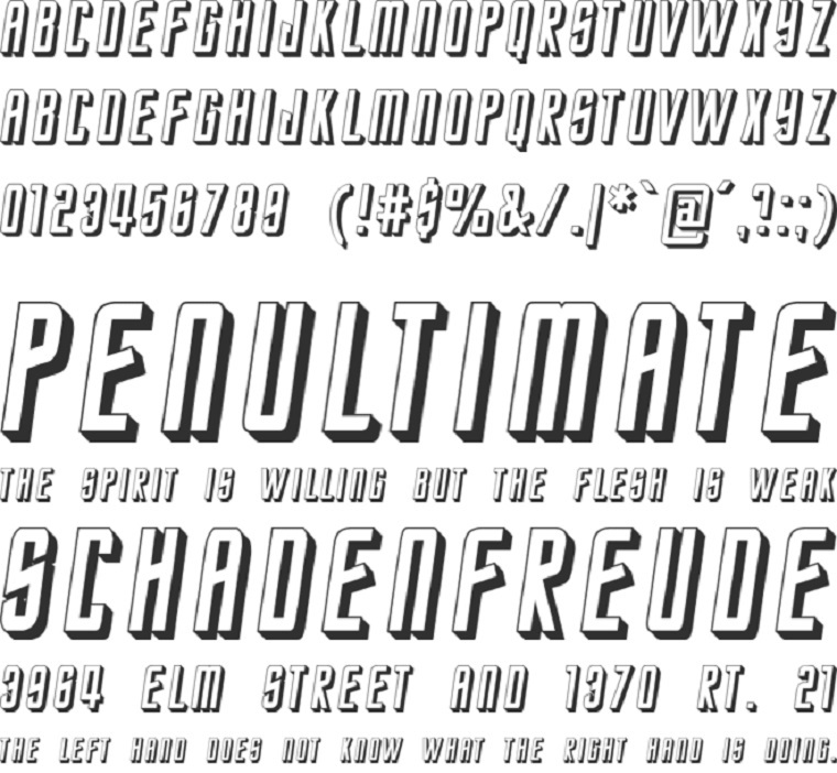 Star Trek Font download