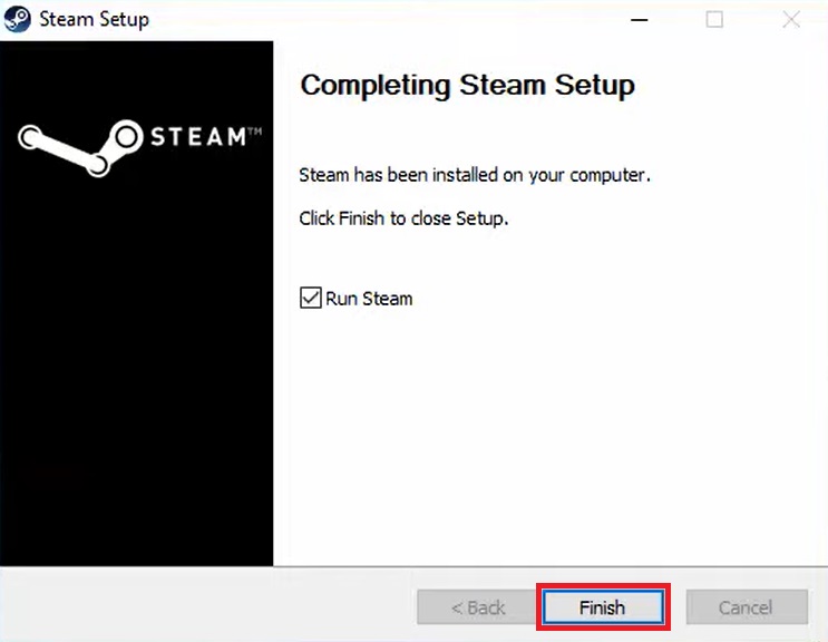 Steam Client for PC setup screenshot 4