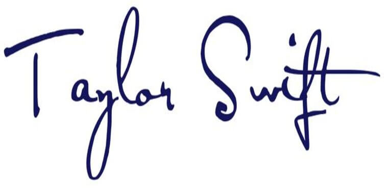 Taylor Swift Font View