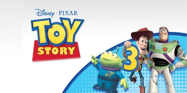Appearance of Toy Story Font