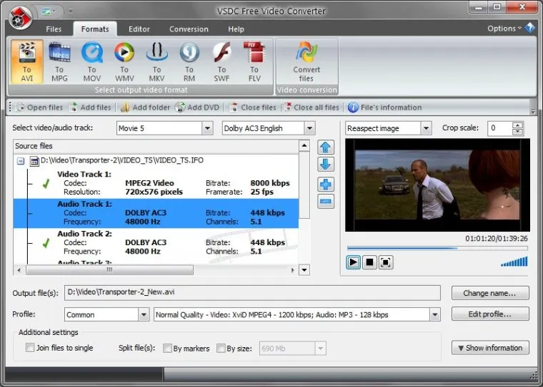 VSDC Free Video Converter 1