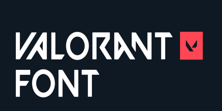 Valorant Font View