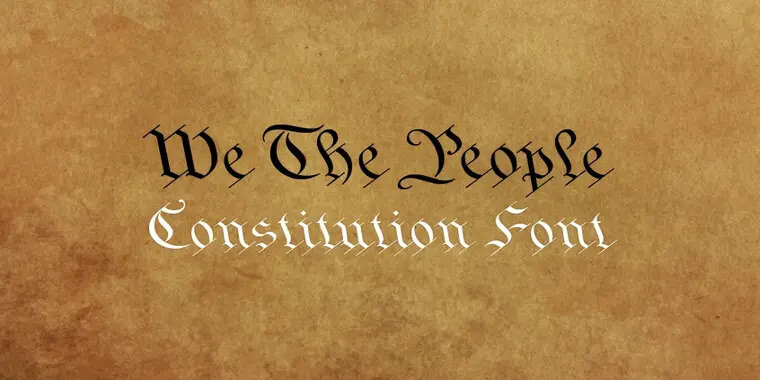 We The People Font View