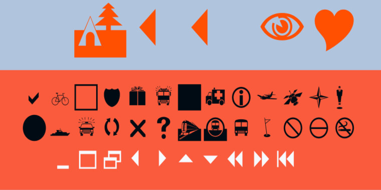 Webdings Font Symbols