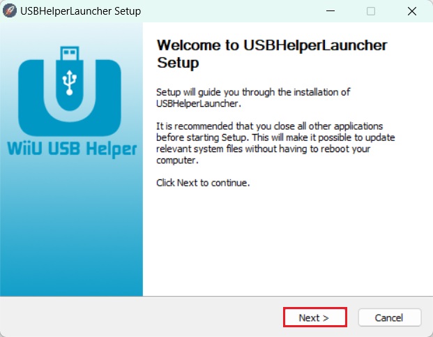 Wii U USB Helper Setup pic 1